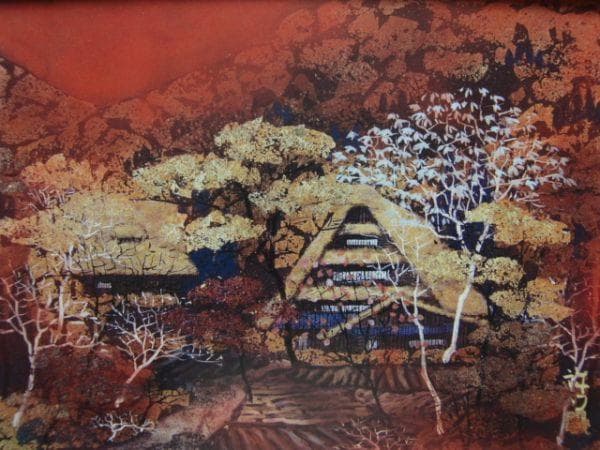 川合 誠司 【夕韻】 希少画集画、状態良好、新品高級額装付