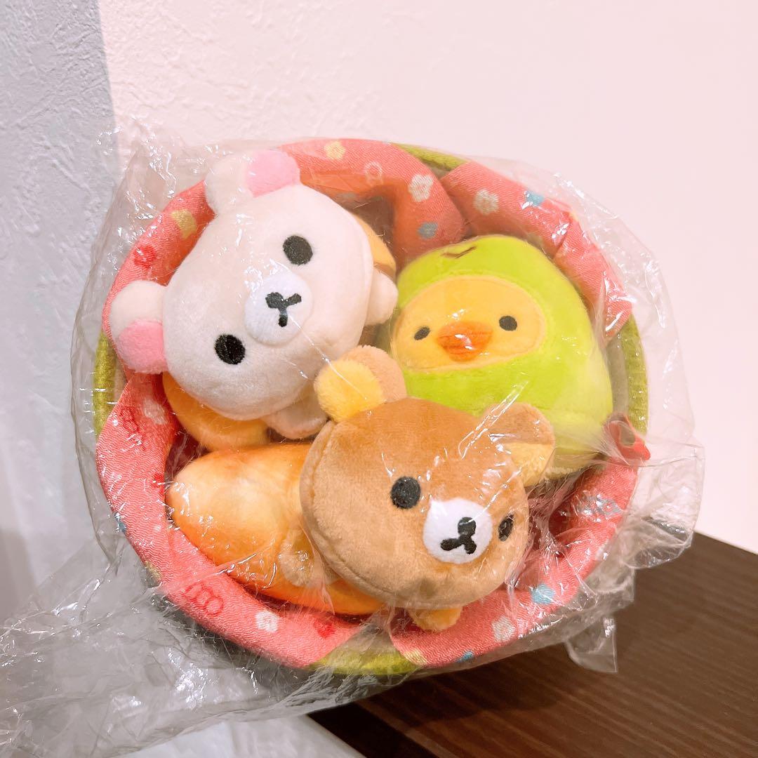 リラックマ　和菓子テーマ　春の菓子折りぬいぐるみセット