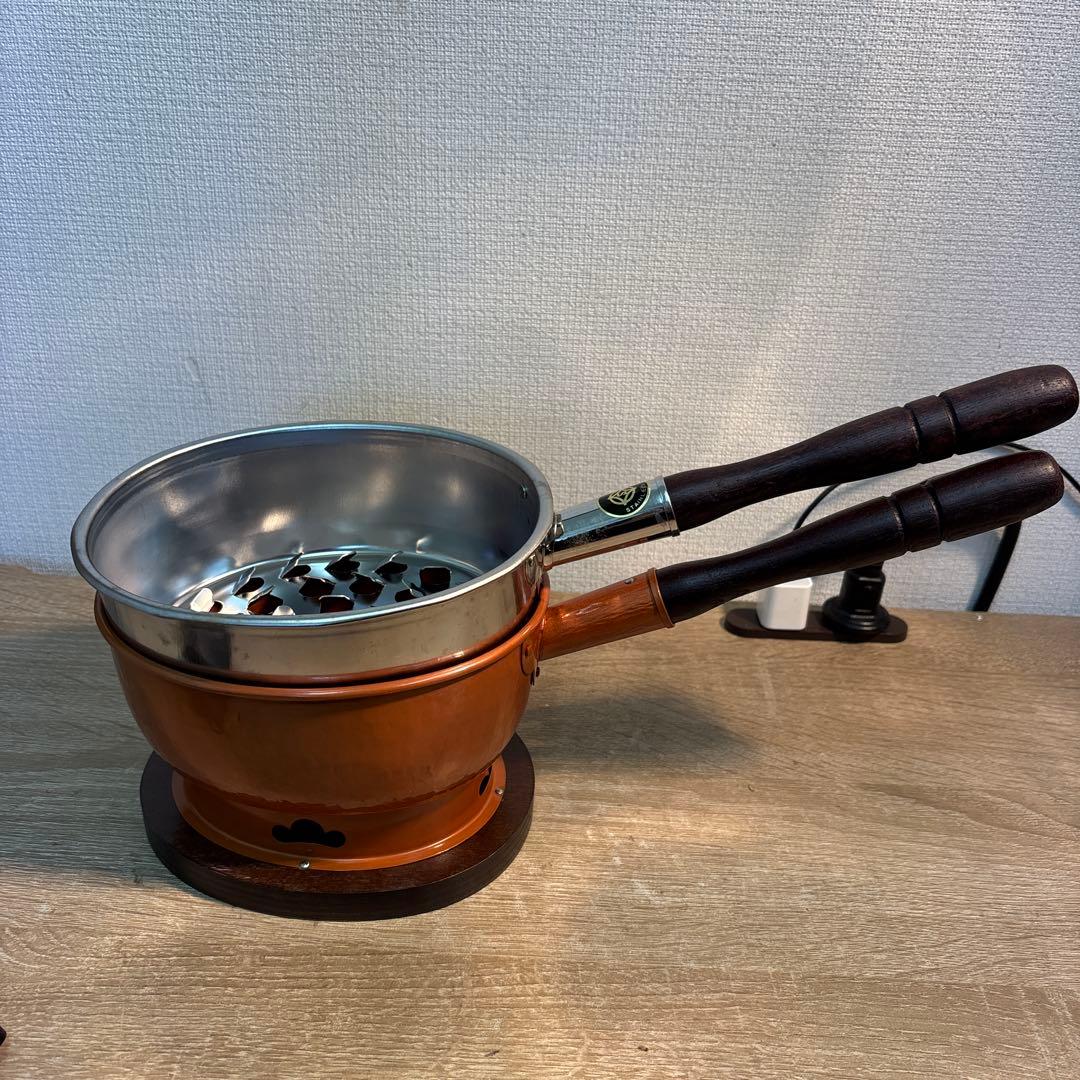 火起こしセット（火起こしと台十能）茶道具