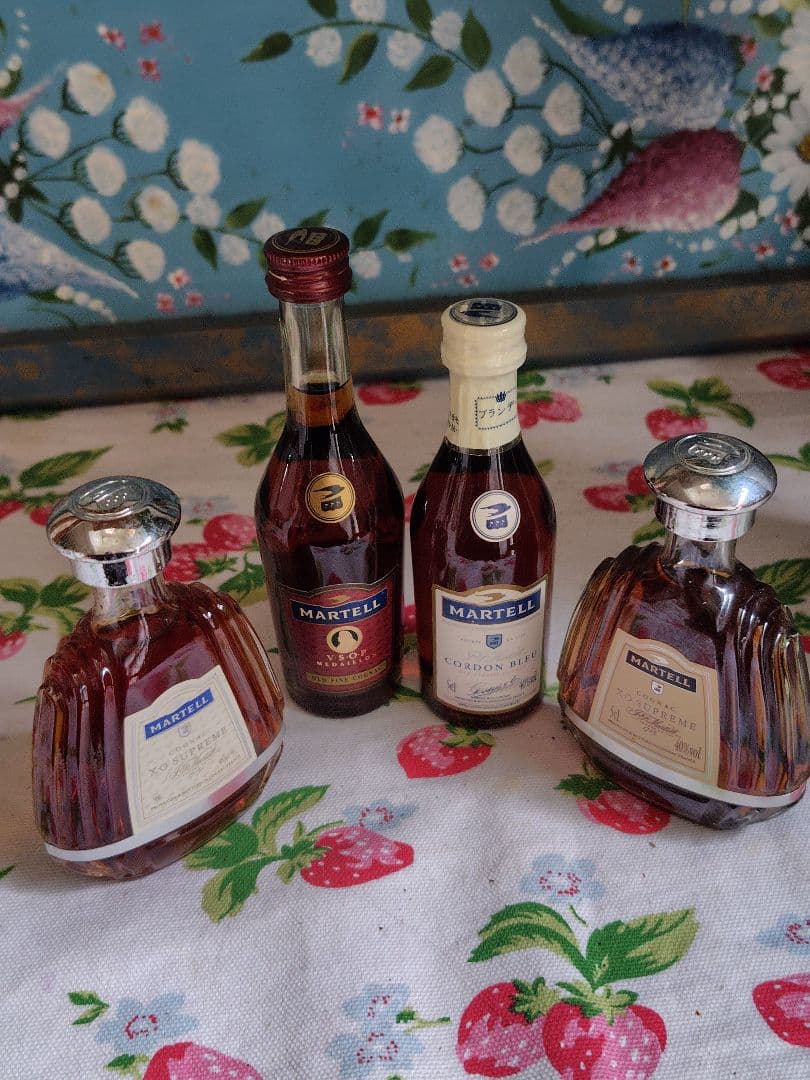 MARTELL 　マーテル　コニャック ミニボトル 4本セット