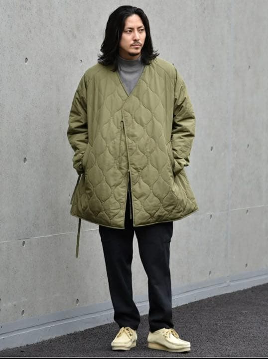 【SHIPS別注】MACOBER:ミリタリー キルティング ジャケット