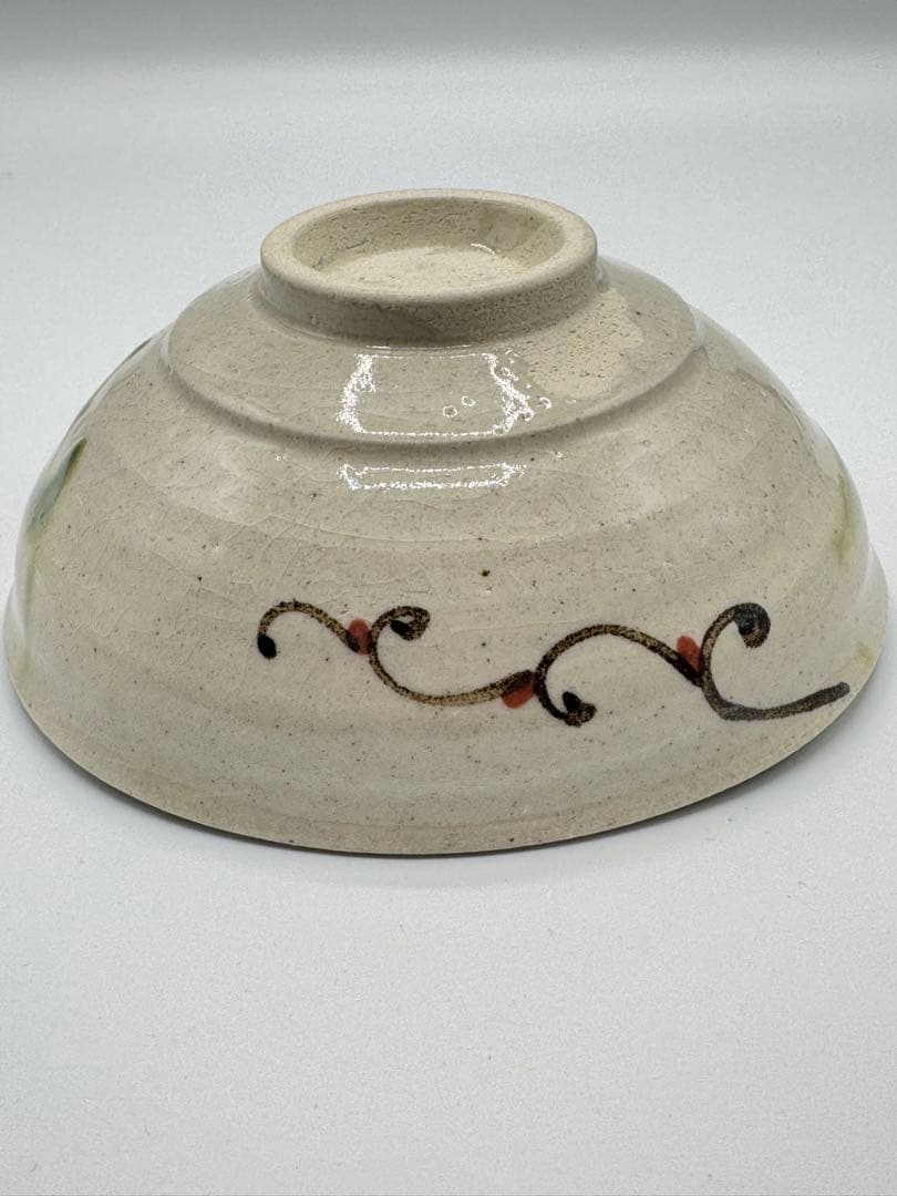 山十窯　加藤光右衛門　織部茶碗　茶道具　古美濃焼