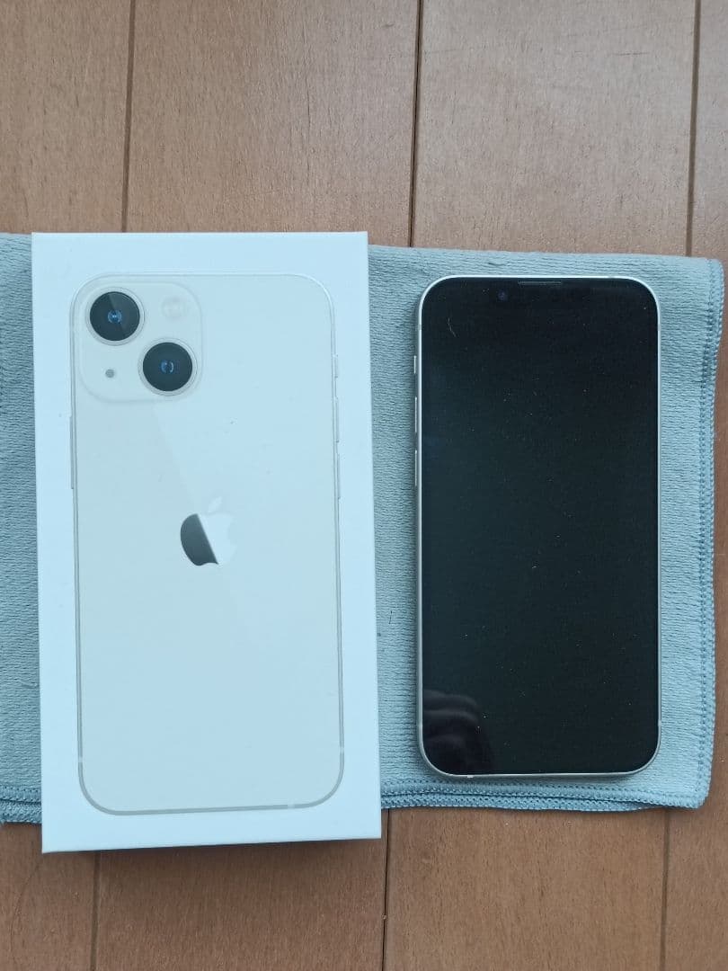 【美品】iPhone13 mini 128GB スターライト