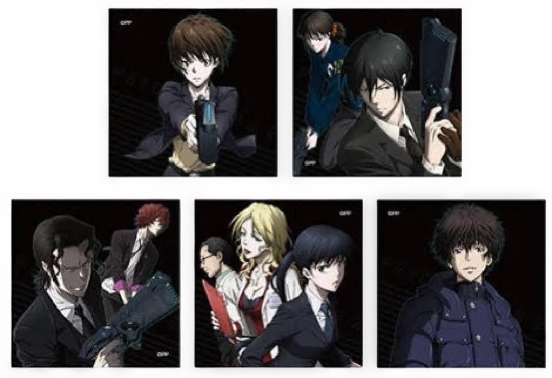 ❣️円盤特典❣️PSYCHO-PASS サイコパス2 スクエア缶バッジ5個セット