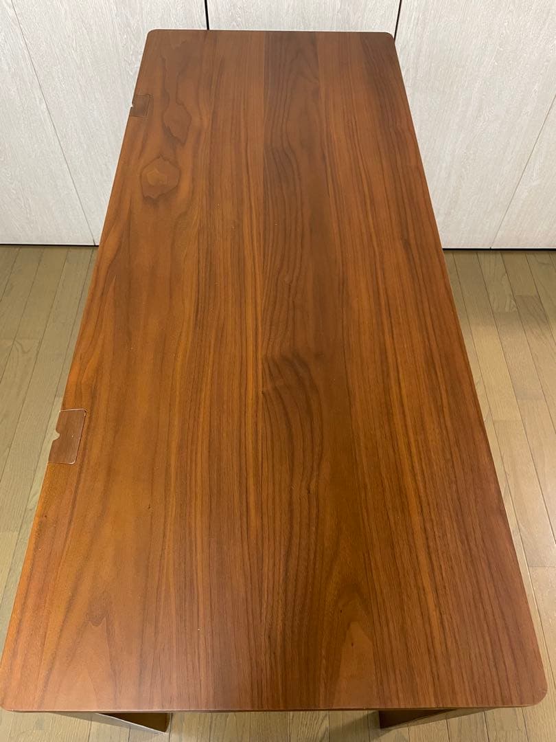 パソコンデスク 【引出し付き】　ダークブラウン　ベルメゾン