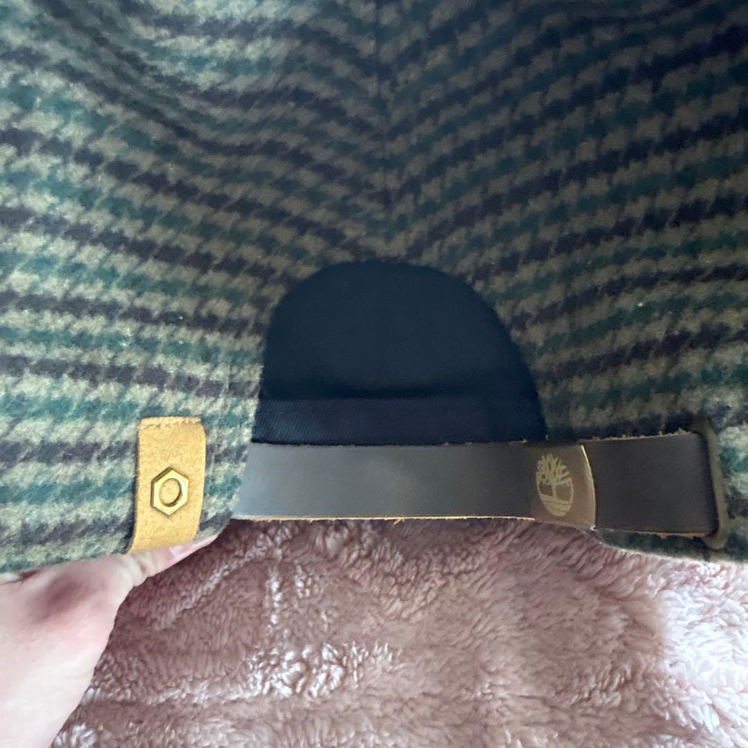 【新品未使用】Timberland チェック柄キャップ