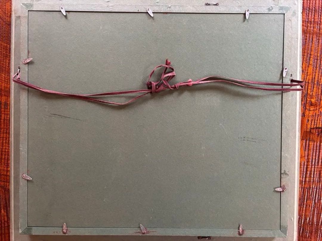 竹内敏彦『パリの街』油彩画 F8