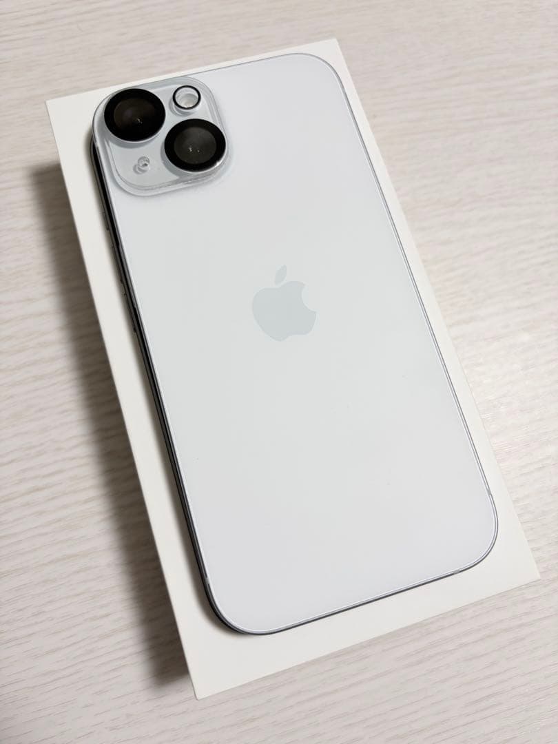 iPhone 15 128GB ブルー ホワイト SIMフリー 箱付き 本体