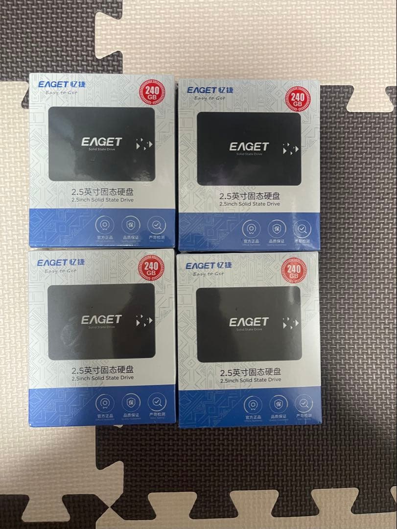 EAGET 240G 内蔵型SSD 4個セット