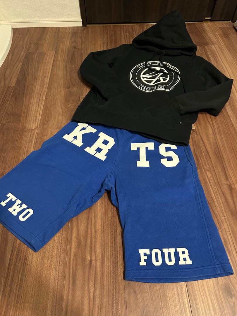 24karats パーカー ハーフパンツ Sサイズ