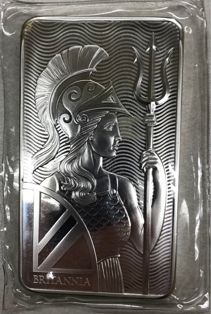 B001 10 oz ブリタニア 銀バー 999