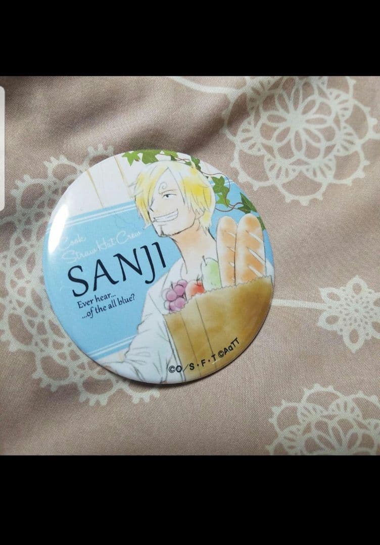 ワンピース　サンジ　缶バッジ　カフェ　東京ワンピースタワー　Cafe