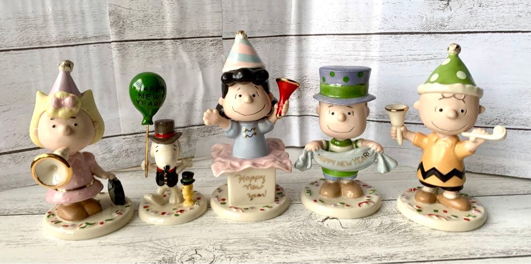 レノックス　lenox スヌーピー　陶器 フィギュア　セット