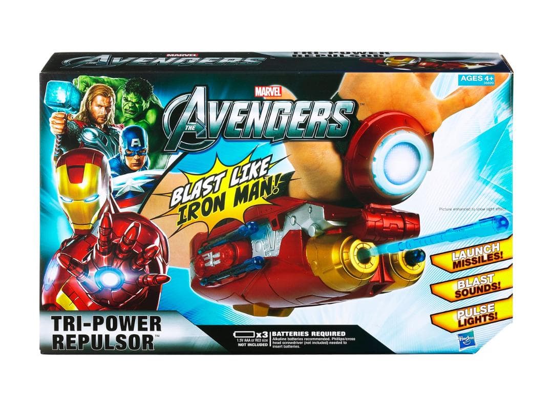 【ハズブロ ロールプレイ】エレクトロニック／アイアンマン・リパルサー　※入手困難
