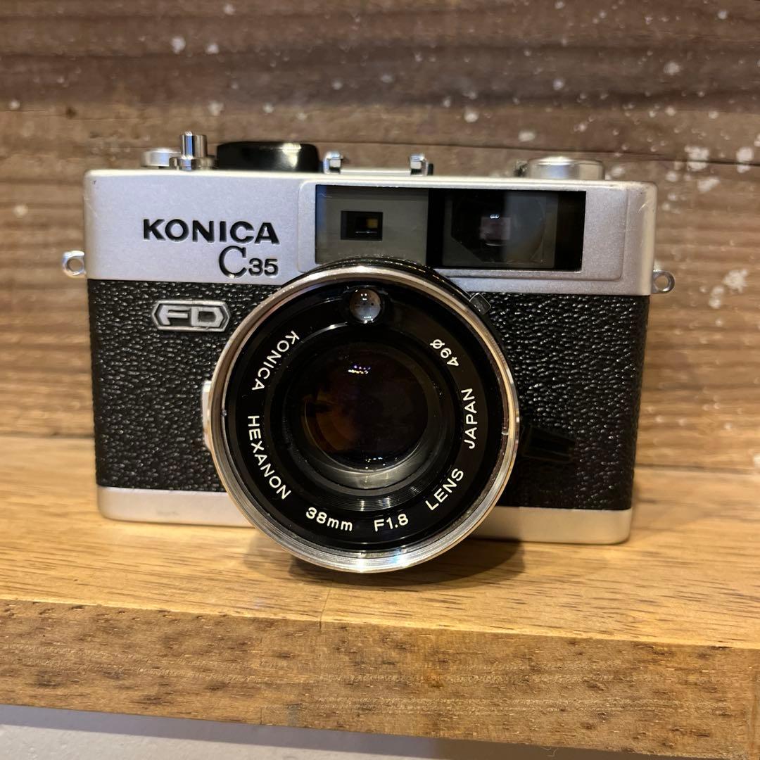 最終値下げKonica c35 fd コニカ　フィルムカメラ