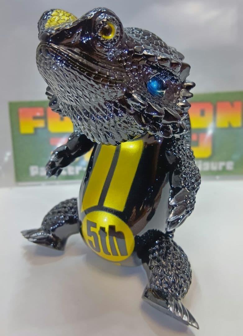 ペインターネット フトアゴン ソフビ ５周年記念ver.(黒)【開封品】