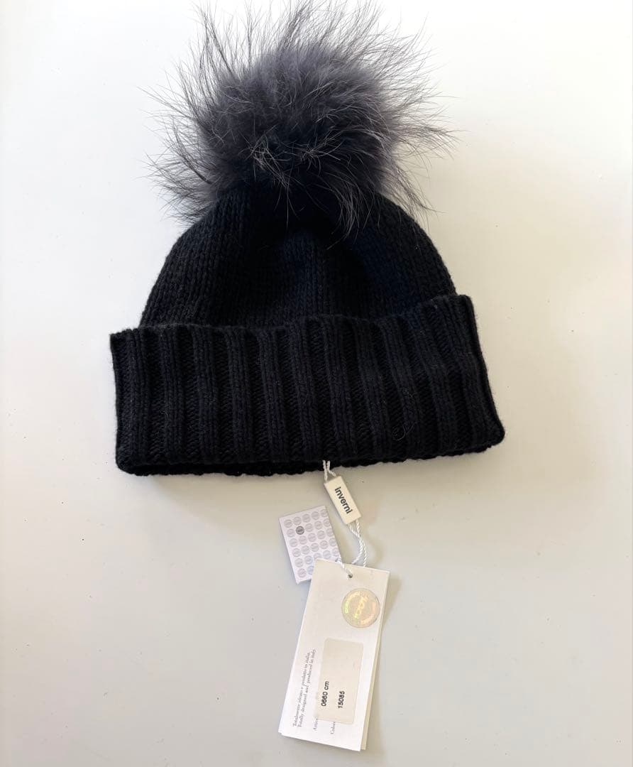 インヴェルニ INVERNI　カシミアニット帽