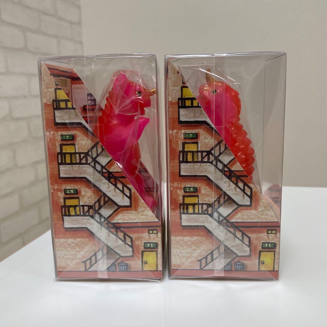 【希少・未開封】U.S.TOYS 　バラゴン(ピンク) 　ソフビフィギュア