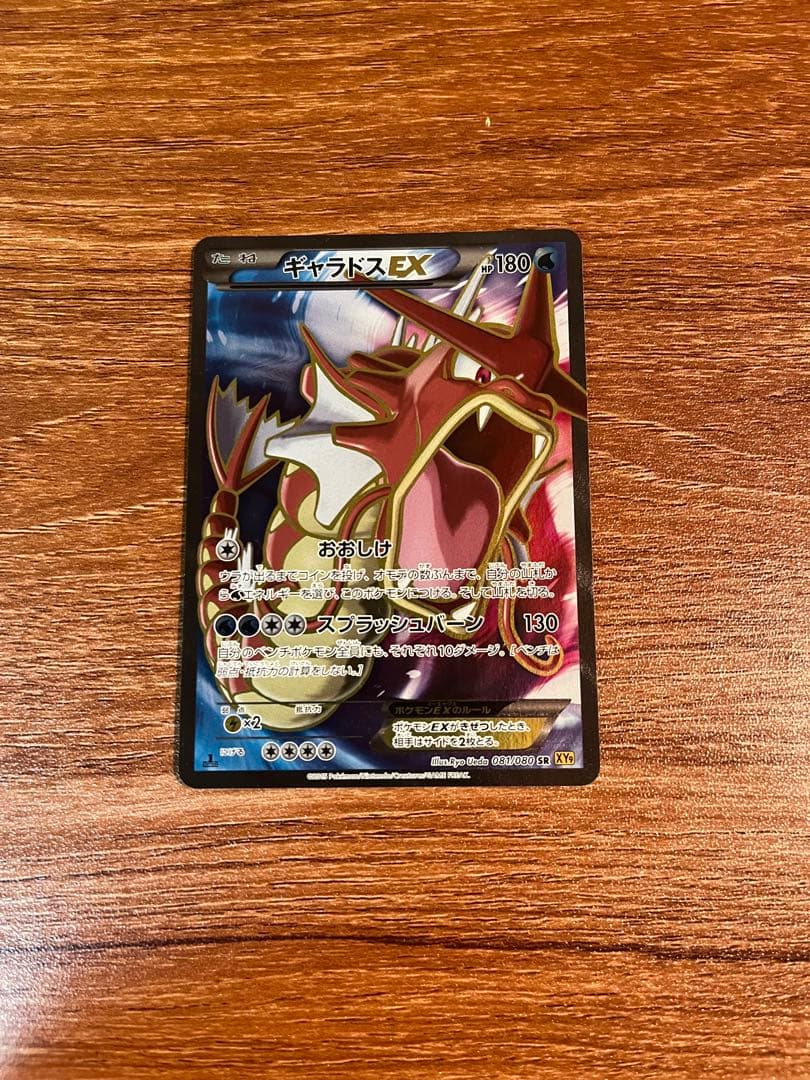 セール！ギャラドスEX SR XY9 破天の怒り 081/080 すぐにスリーブ