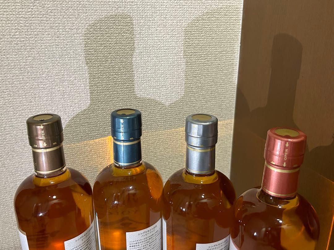 余市・宮城峡　限定品4本　各1本　箱無　未開栓　送料無料　匿名配送　NIKKA