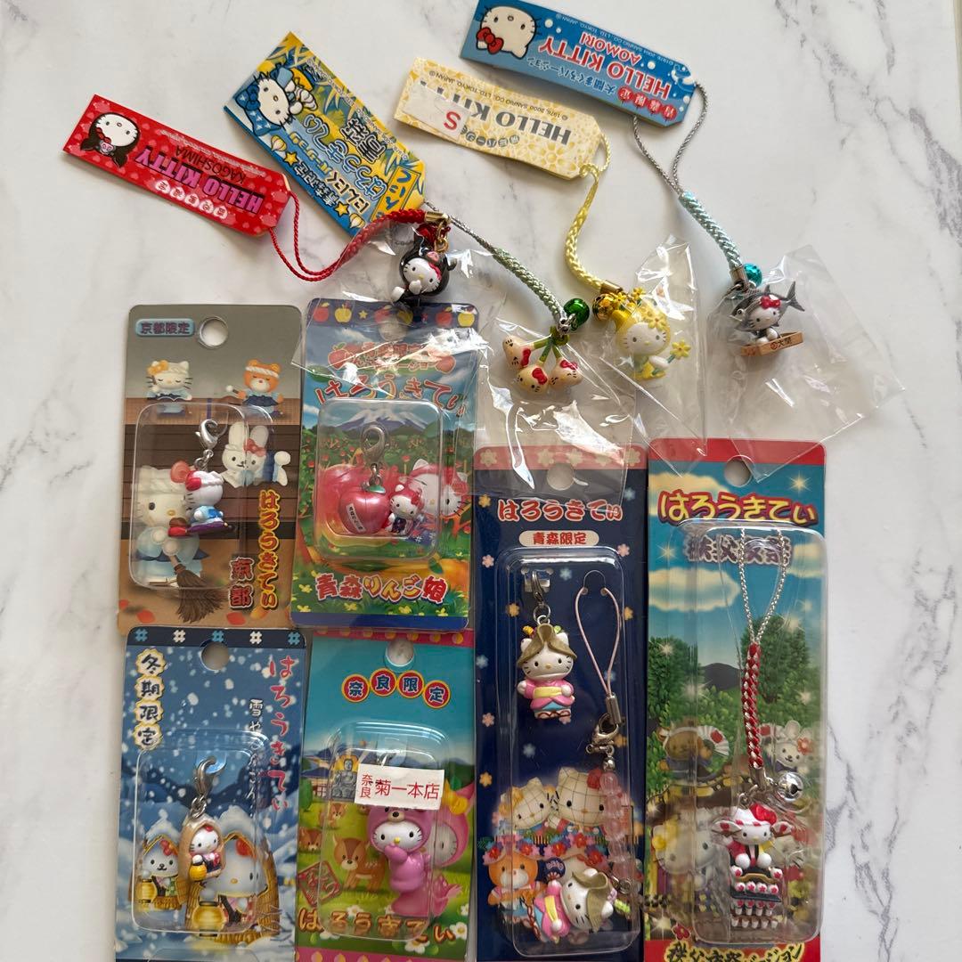 ご当地キティ❤️根付けストラップ 10点セット