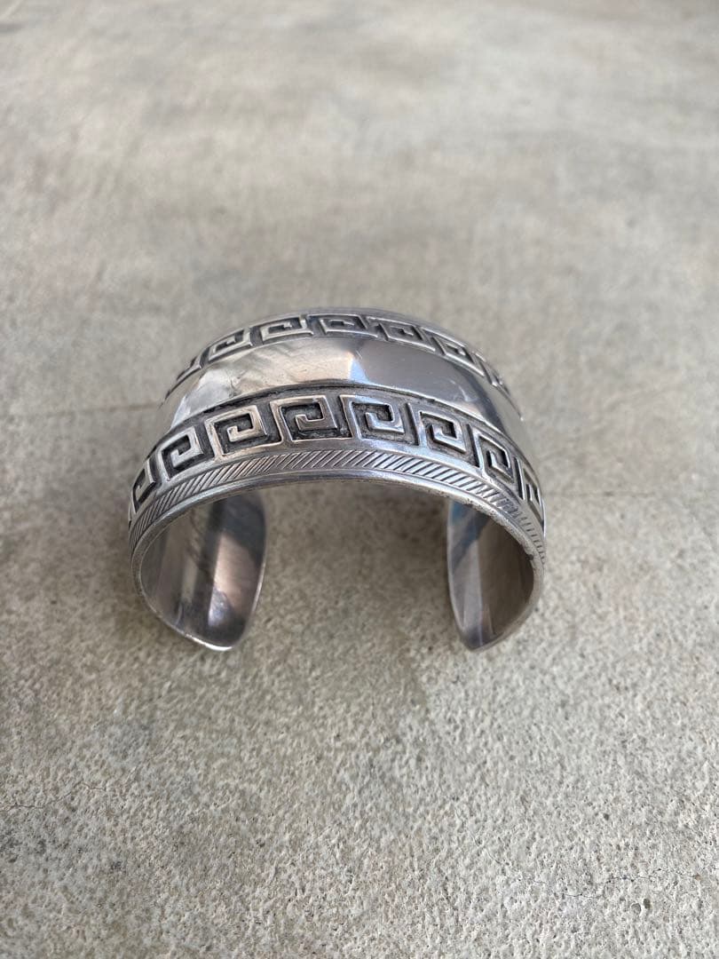 ナバホ族インディアン バングル シルバー925 ブレスレット ヴィンテージ