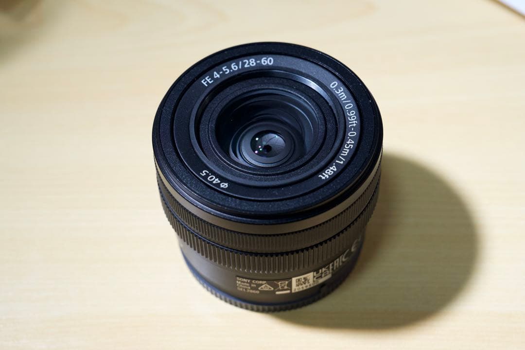 Sony FE 28-60mm F4-5.6 レンズ