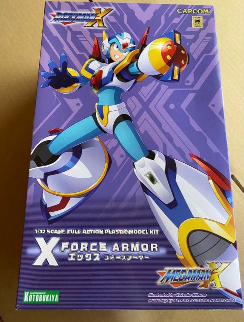【未開封】コトブキヤ ロックマンX フォースアーマー 1/12 壽屋