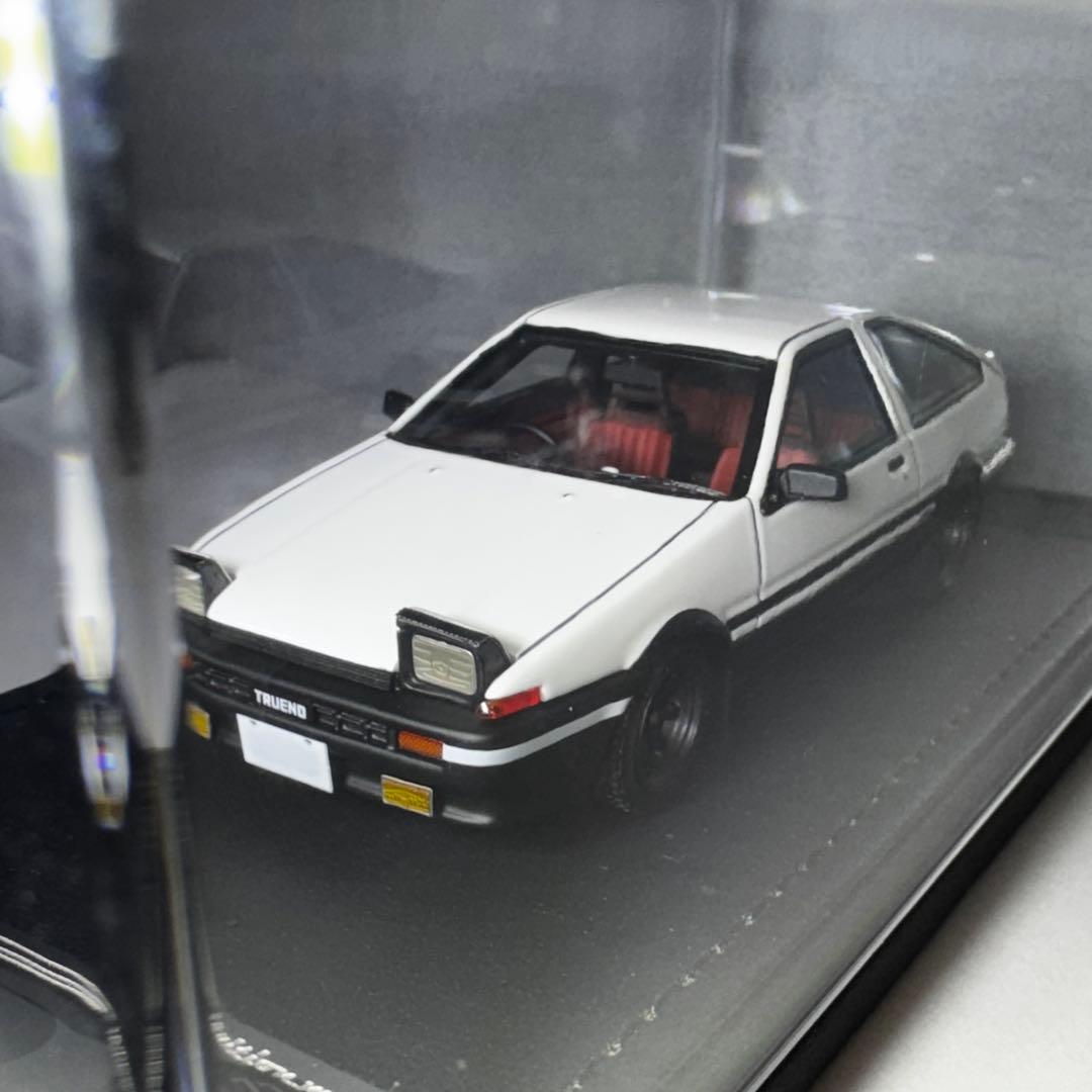 イグニッションモデル 1/43 頭文字D トヨタ スプリンター トレノ AE86