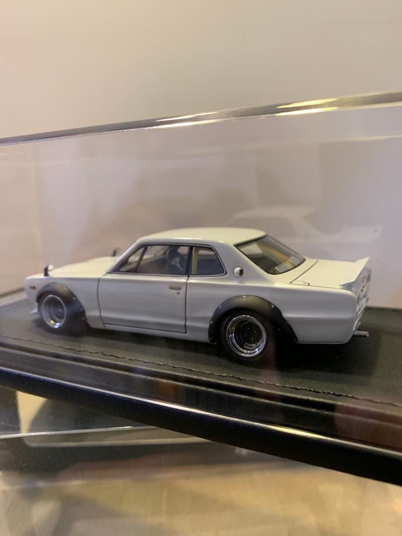 イグニッションモデル　1/43 LBWK ハコスカ ホワイト　0714