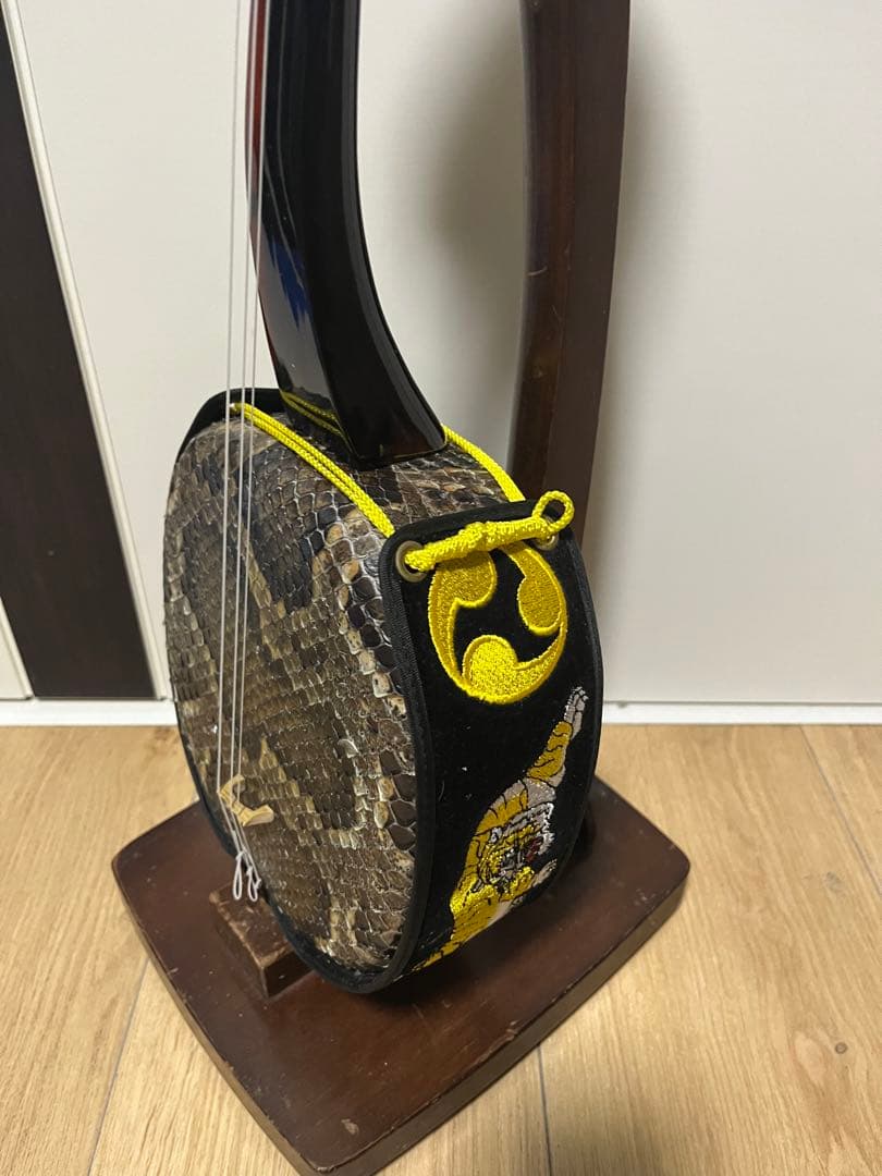 沖縄三線　本島黒木　拝領南風原型　みーむん