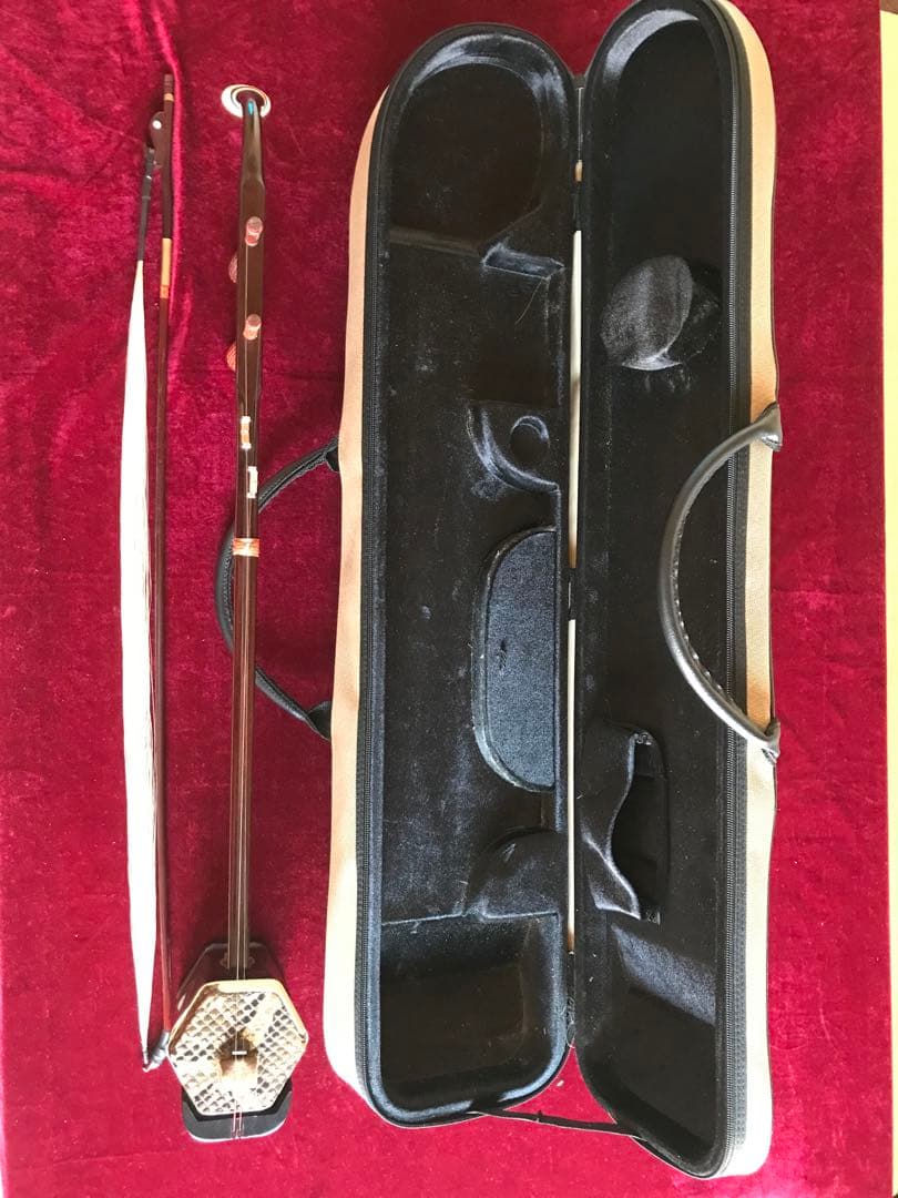 二胡★蛇本皮★初心者用★中古品★無傷