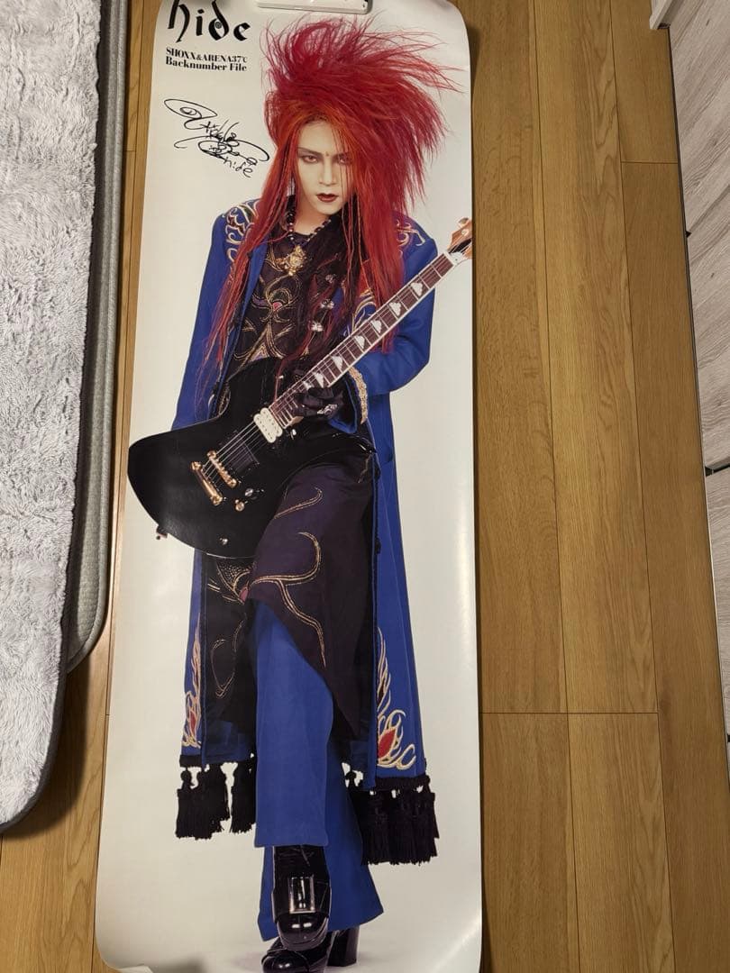 美品　hide 等身大 ポスター