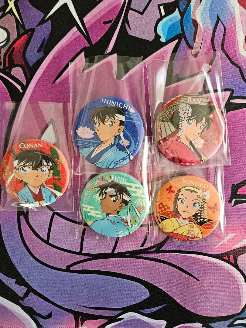 名探偵コナン新撰組 缶バッジ 5個セット