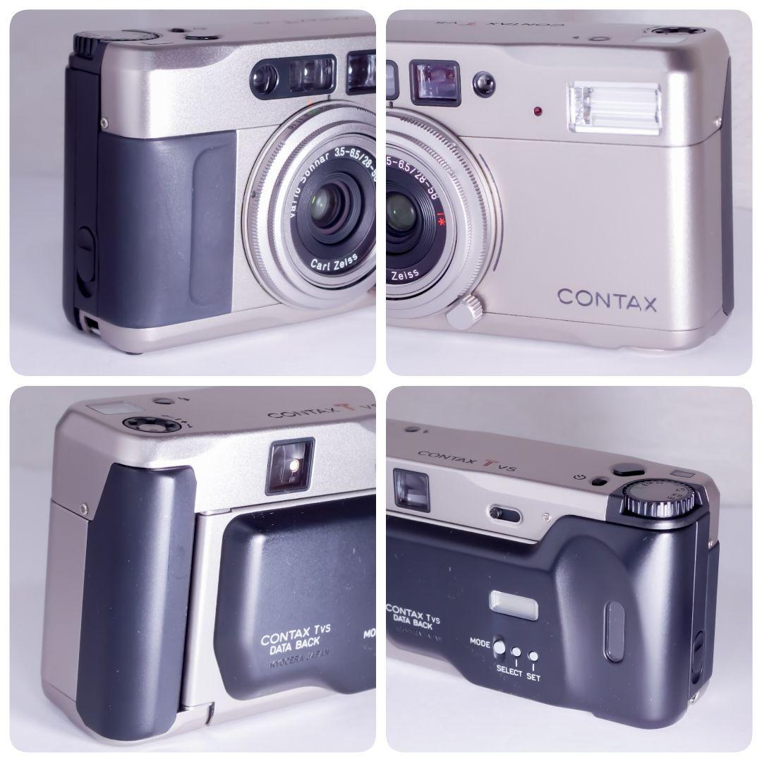 極上美品 CONTAX TVS コンパクトフィルムカメラ ケース付き返品保証付