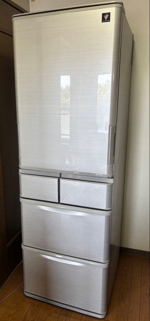 シャープ SHARP SJ-PW42B-S 冷蔵庫 (412L・どっちもドア)