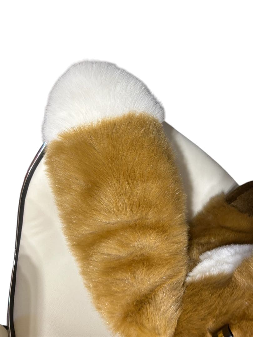 ヴィンテージ/北海道　きつね　大きなふわふわぬいぐるみ