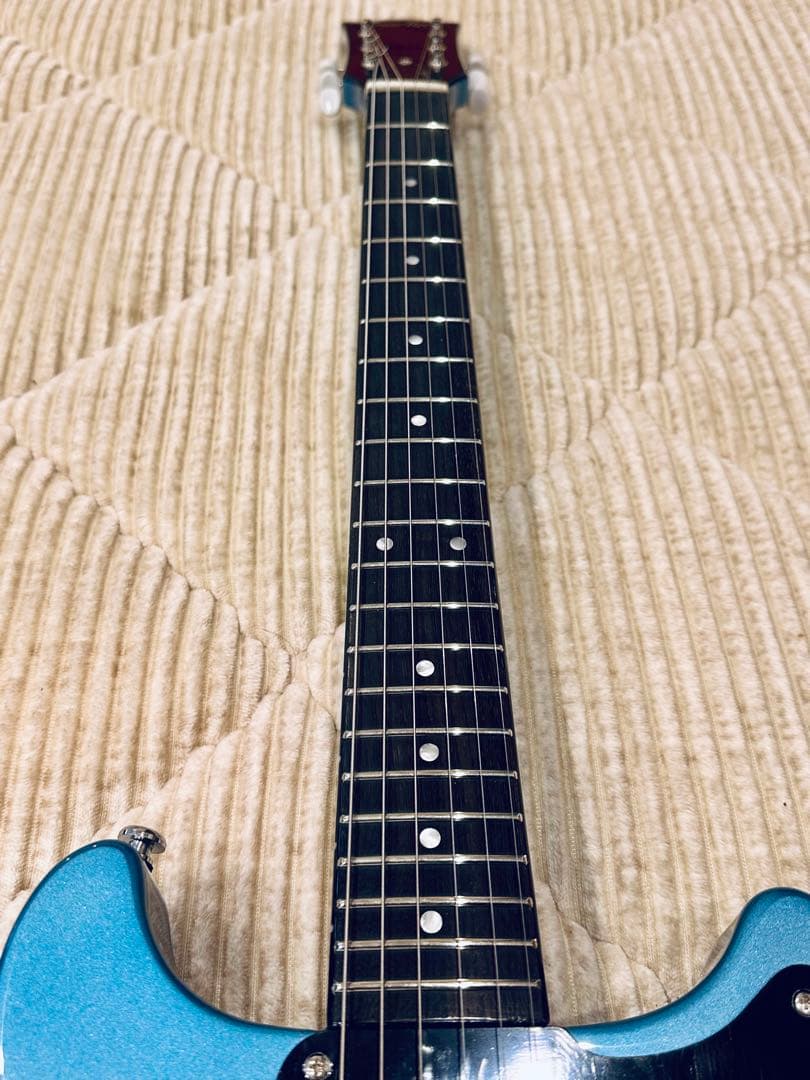 【送料込み】レスポールジュニアタイプPelham Blue ぼっちざろっく!