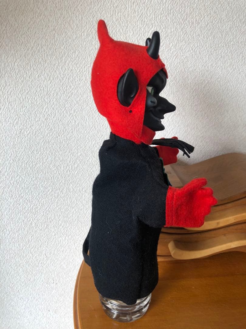 ビンテージ　デビル 悪魔　シュタイフ　パペット　手踊り人形　アンティーク　レトロ