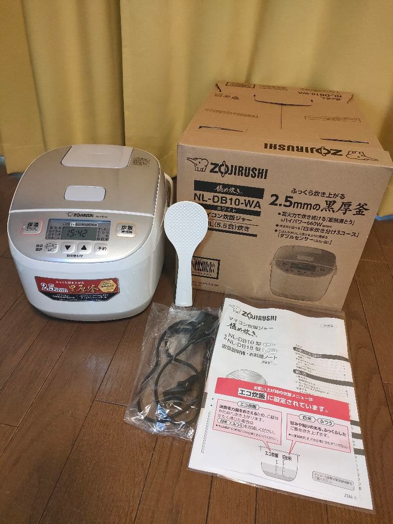 2024年製 象印 NL-DB10-WA 5.5合 炊飯器