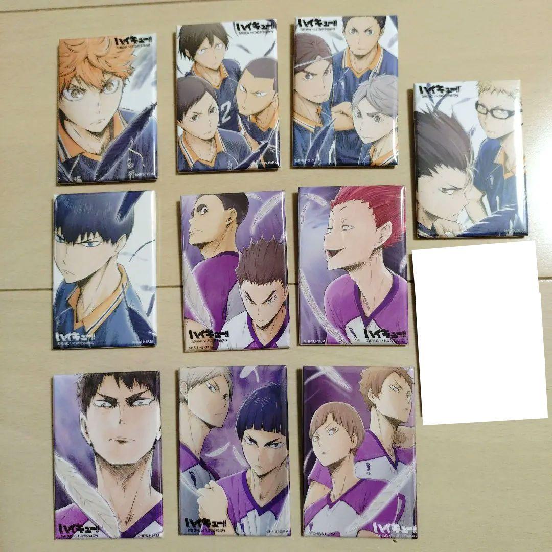 ハイキュー　トレーディングスクエア缶バッジ