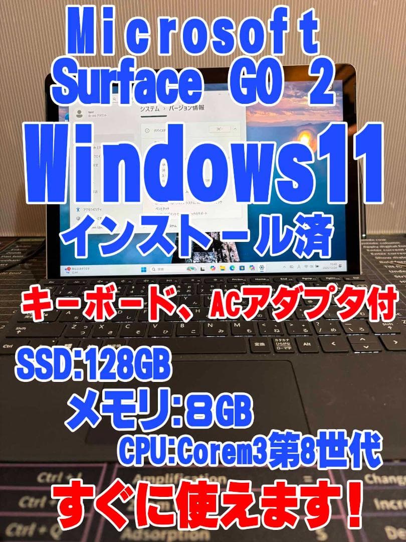 Surface Go2 本体 Windows11すぐに使える！傷あり