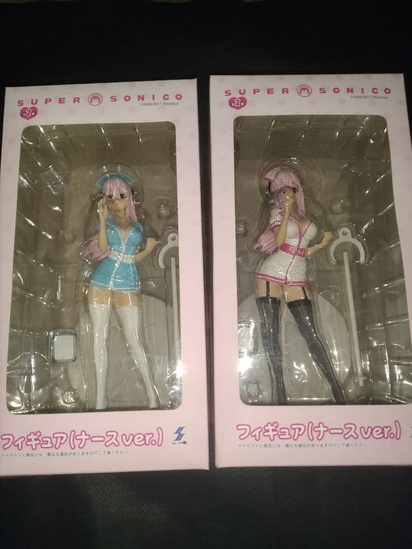 SUPER SONICO すーぱーそに子フィギュア(ナースver.) 2体セット