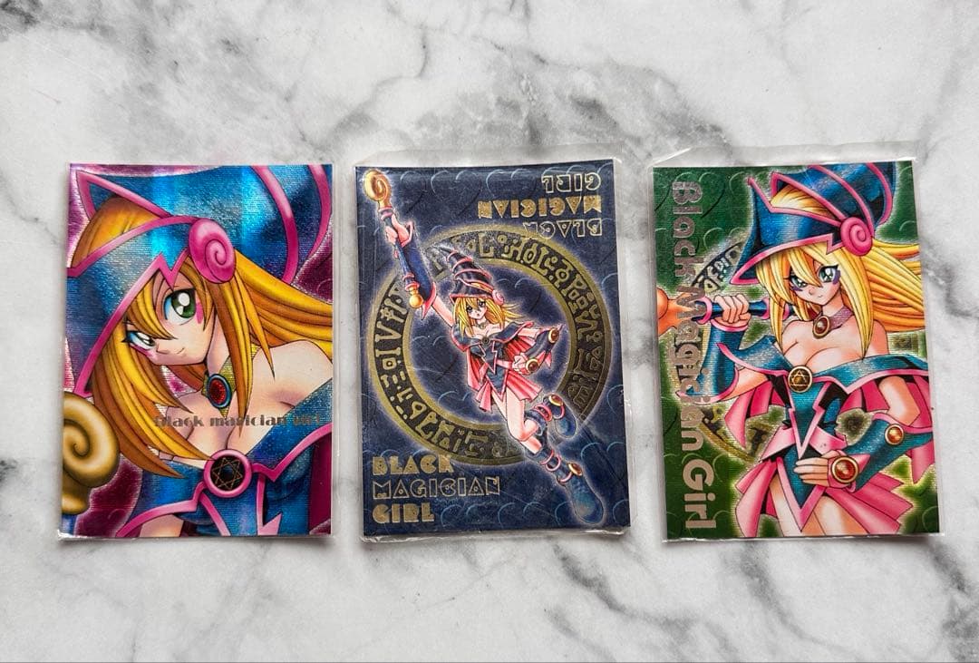 【3枚セット】ブラック・マジシャン・ガール　DDM　シークレットレア　遊戯王