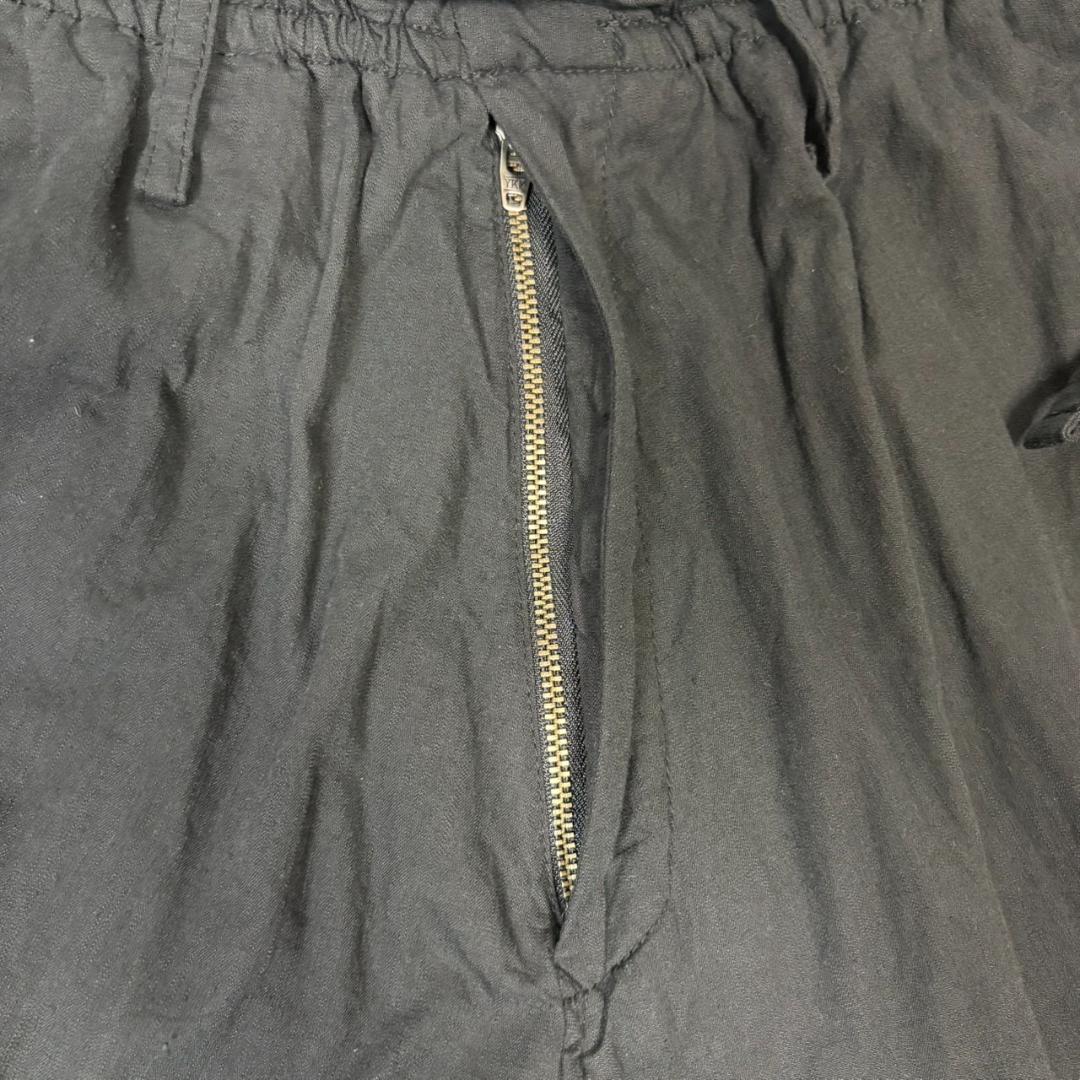 美品 ヨウジヤマモト 製品染め コットン バルーンパンツ サルエル ブラック 3