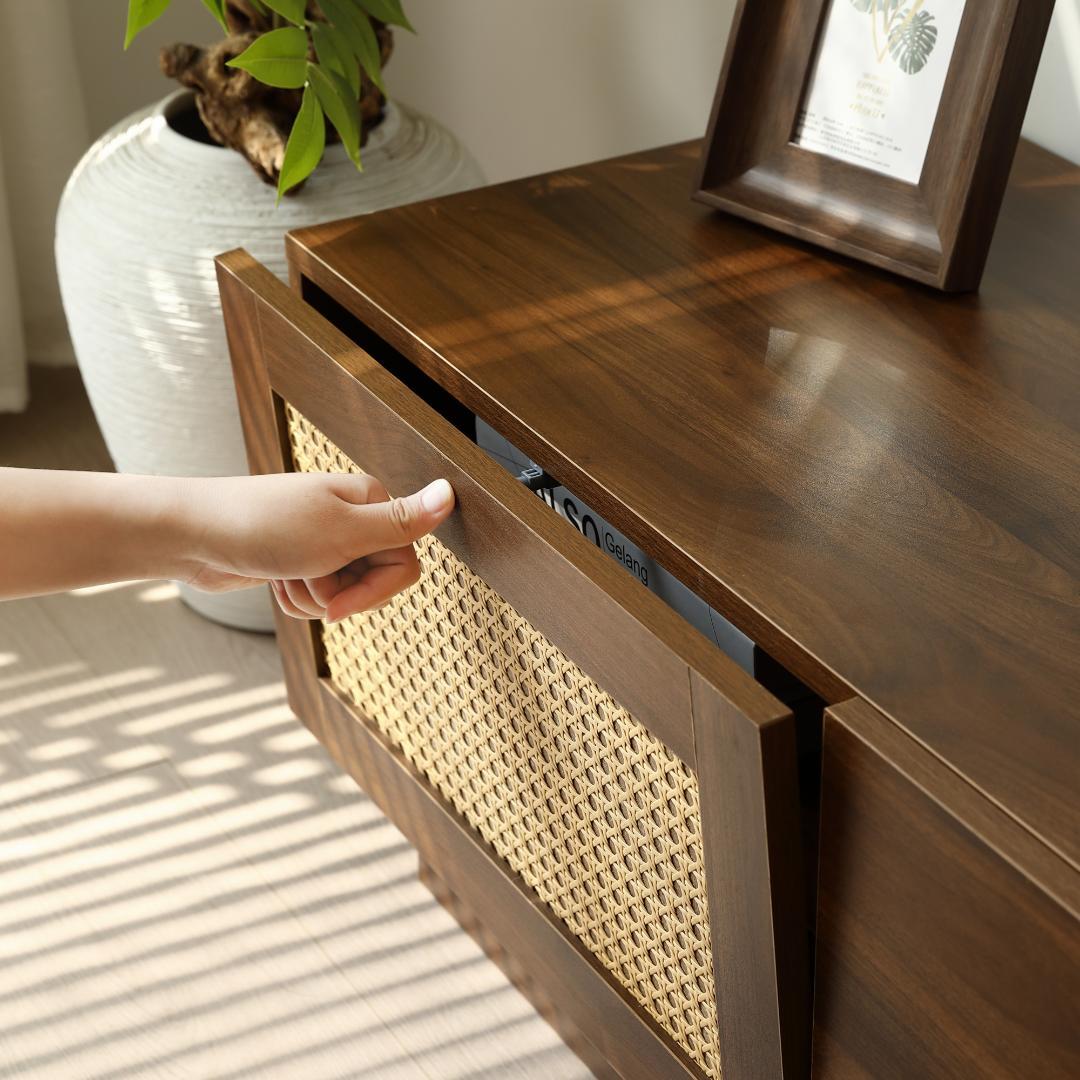 超人気！【幅150cm】テレビ台 ローボード 収納 テレビボード　BROWN