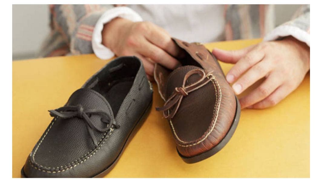 ⑮*川様 希少Beams plus ランコート レザー モカシンシューズ 草野氏