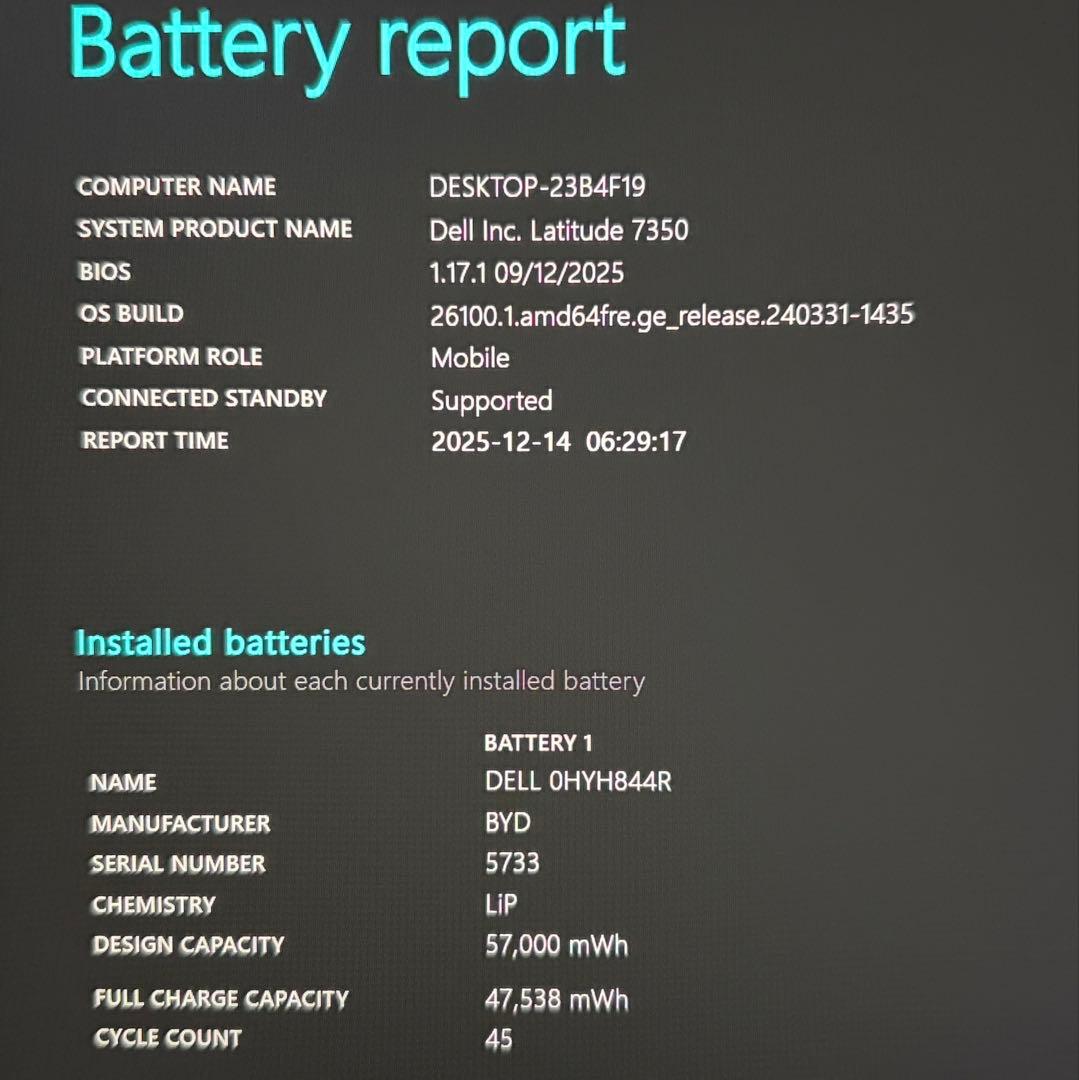 美品 LATITUDE 7350 Ultra5 135U 32GB オフィス24