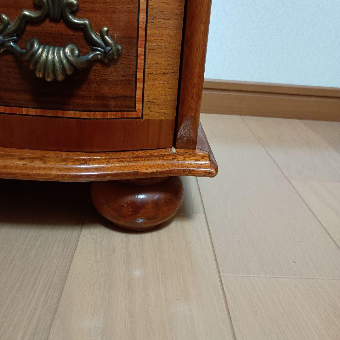 イタリア製 タロッコ モーレンス 4段チェスト 象嵌 アンティーク