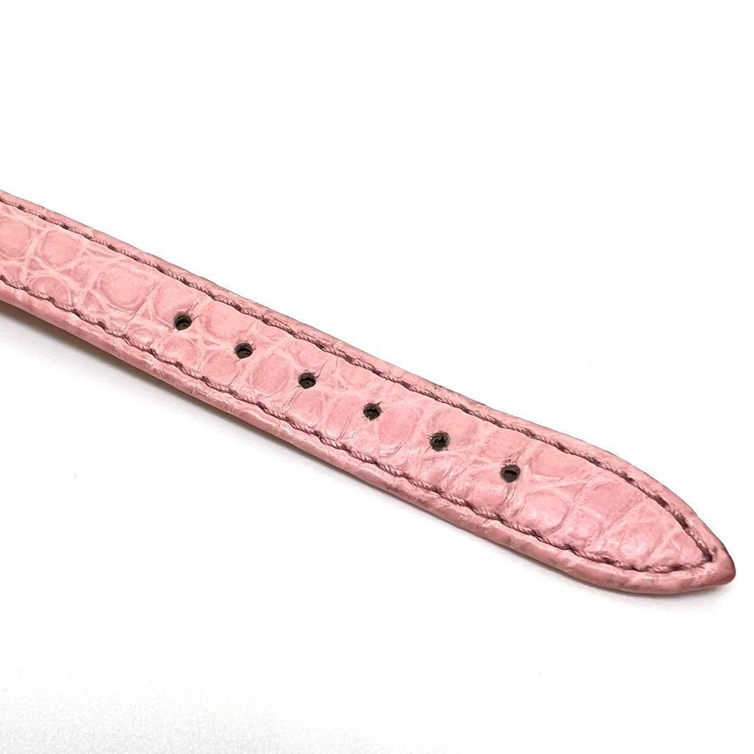 キムチ✨ CHOPARD ショパール 替えベルト クロコ ピンク 尾錠